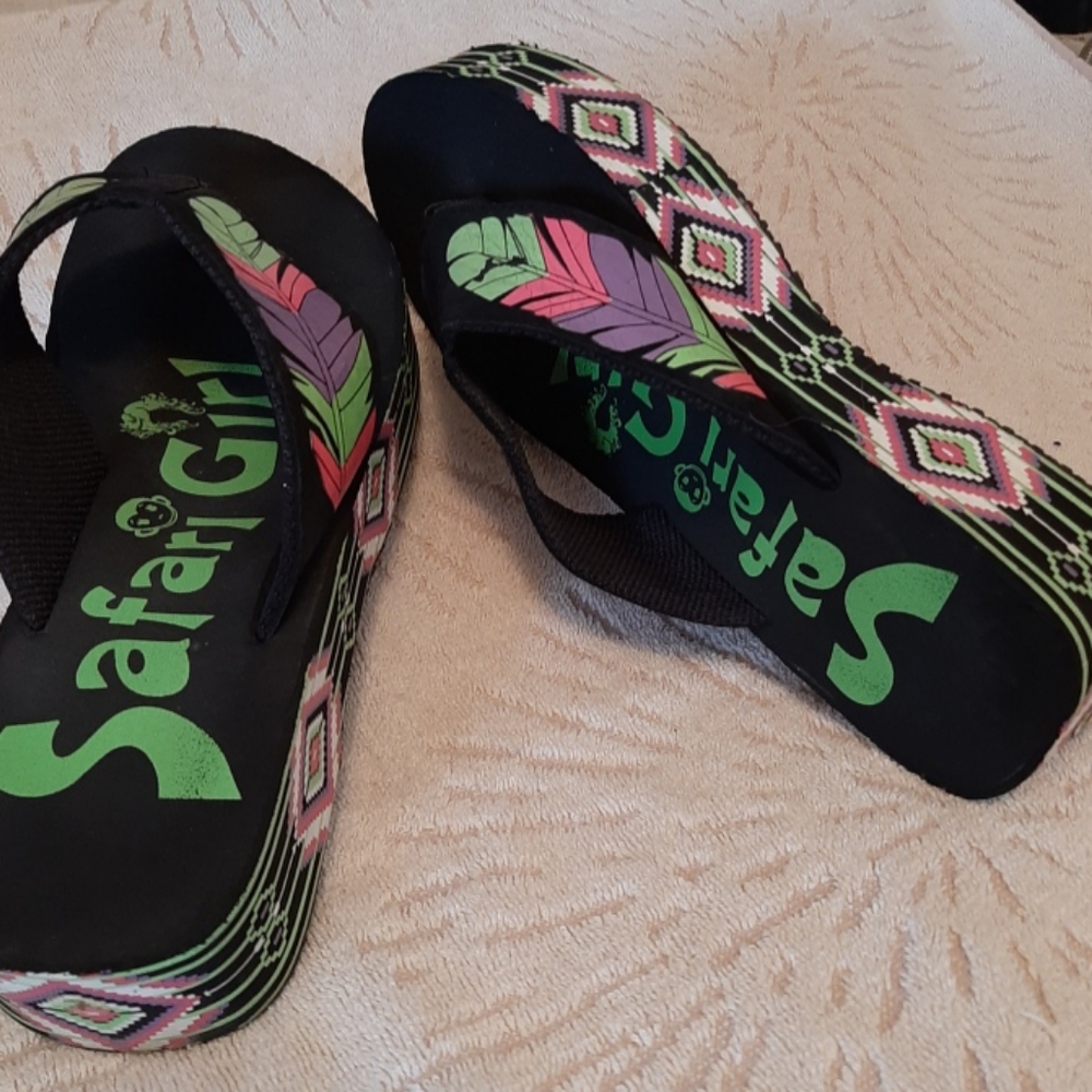 Original Safari girl flip flops 7 .     Many pairs in stock I can list as well.